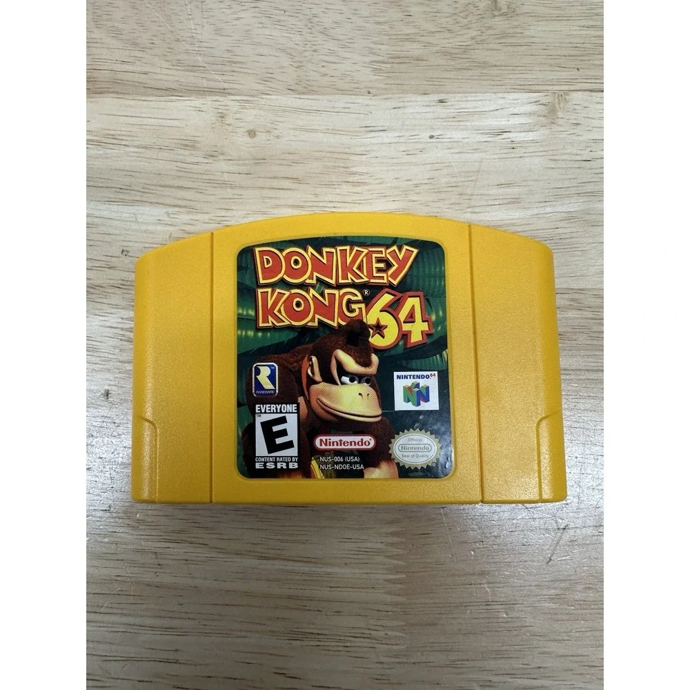Nintendo's Donkey Kong 64 Cartridge Only - Authentic Tested